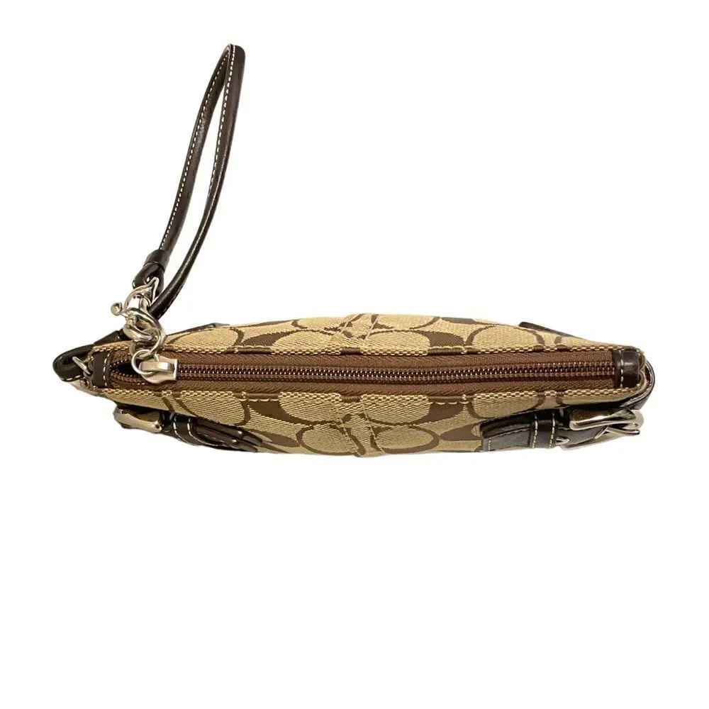 COACH Monogram Small Shoulder Bag & COACH Monogram Wristlet